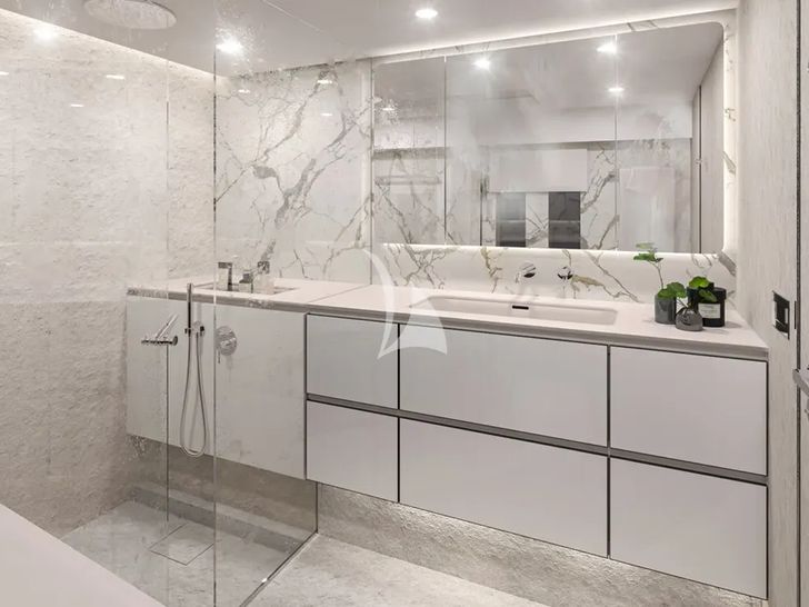 YGO. Sunreef 60 - VIP cabin bathroom YGO. Sunreef 60 - VIP cabin bathroom