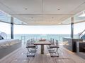 YLIME Sunreef 60 - aft deck dining area YLIME Sunreef 60 - aft deck dining area
