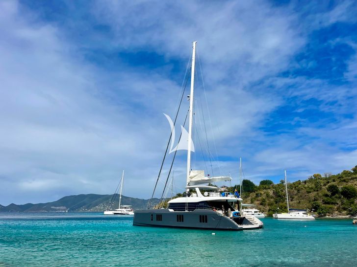 YOLO Sunreef 70 - anchored YOLO Sunreef 70 - anchored