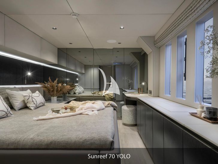 YOLO Sunreef 70 - master cabin other view YOLO Sunreef 70 - master cabin other view