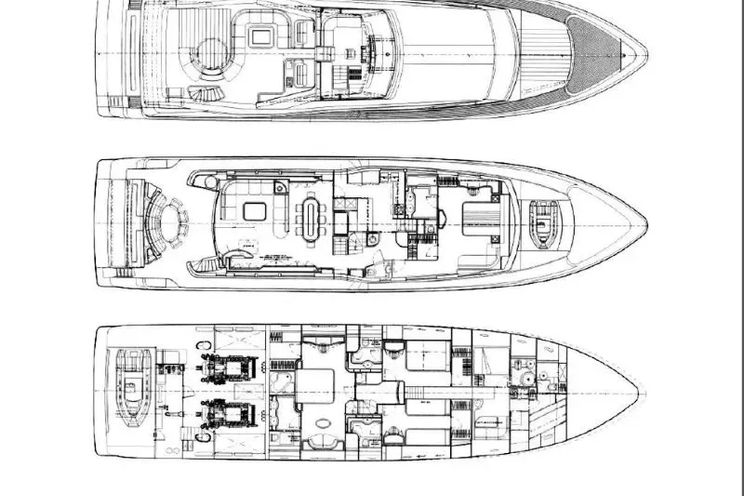 Layout for YOLO TOO Ferretti Custom Line 94 - layout
