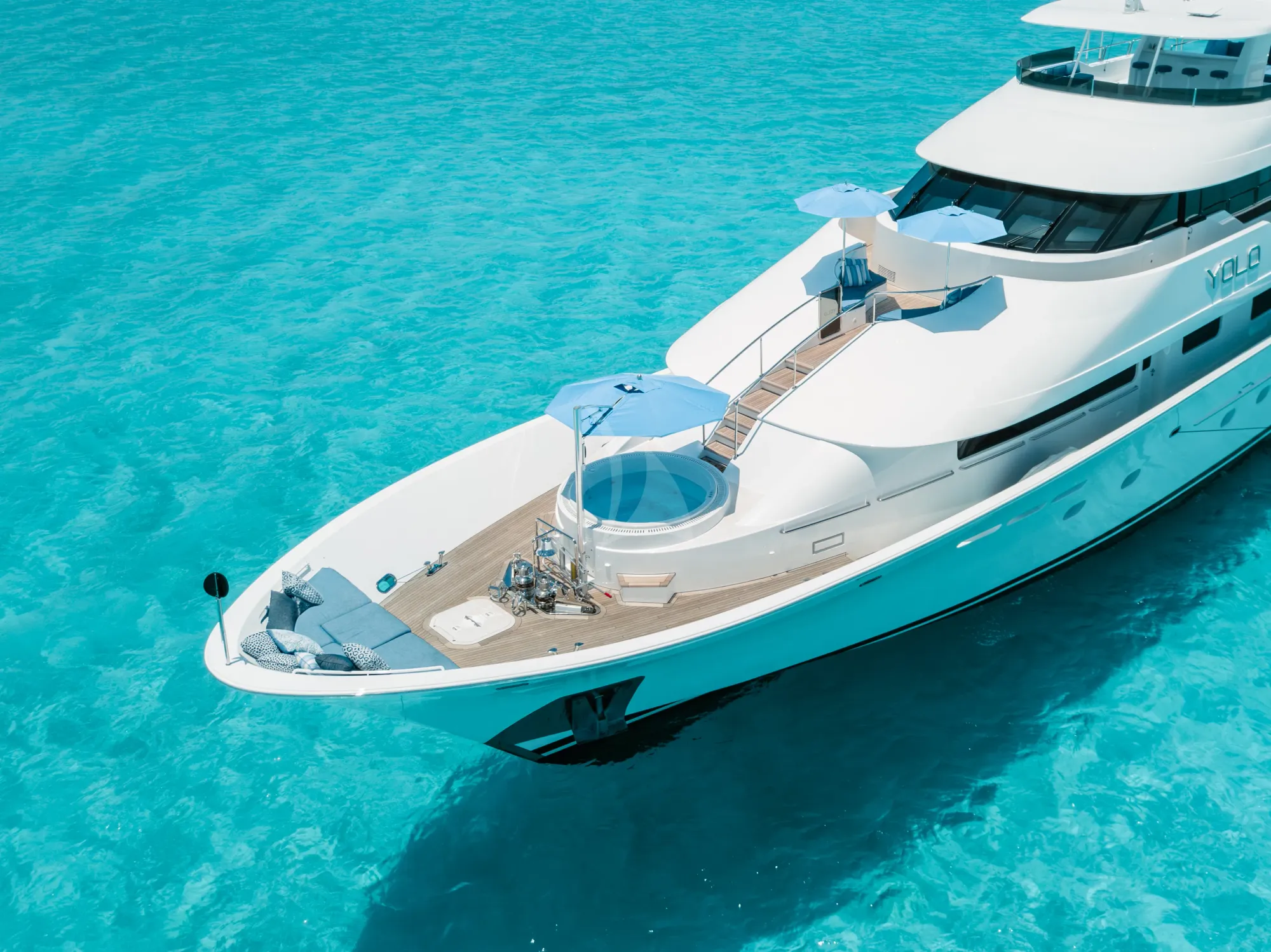 Charter Yacht YOLO - Westport 130 - 5 Cabins - Nassau - Exumas - Bahamas