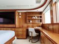 YOLO Westport 130 - master cabin vanity and work area YOLO Westport 130 - master cabin vanity and work area