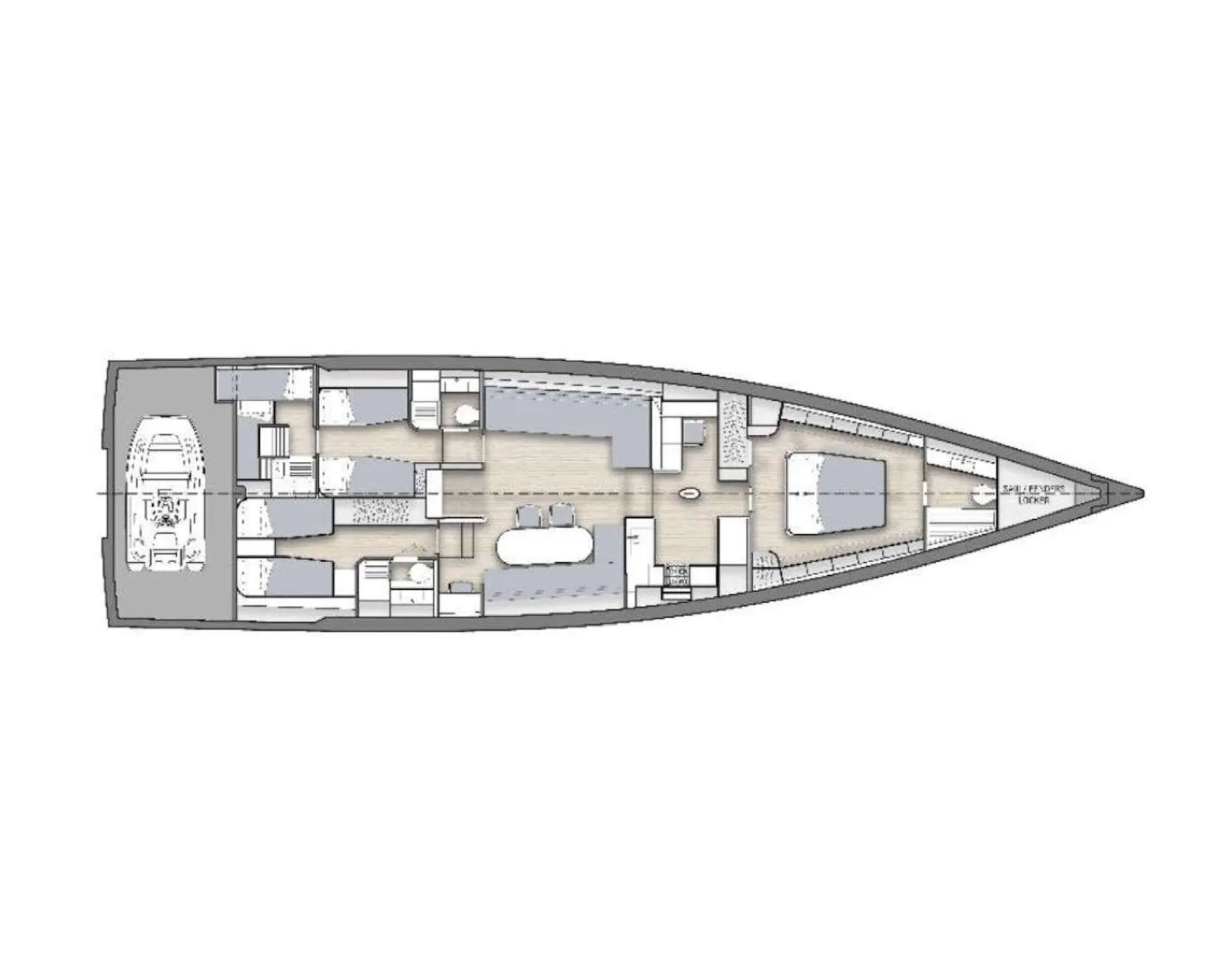 YUME YYacht Y7 - layout
