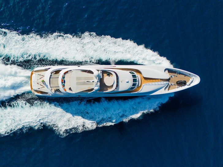 LUISA Heesen 4700 - top aerial shot LUISA Heesen 4700 - top aerial shot