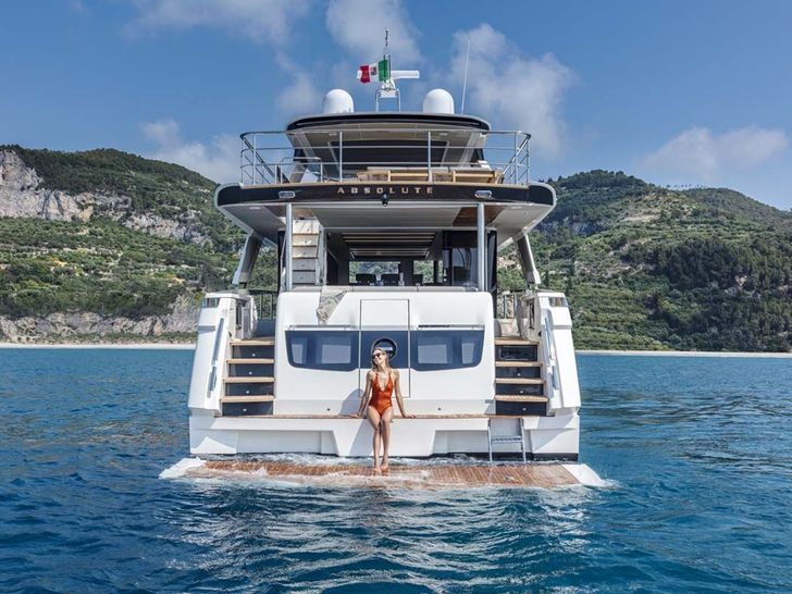 LEGEND II Absolute Navetta 68 - aft shot LEGEND II Absolute Navetta 68 - aft shot