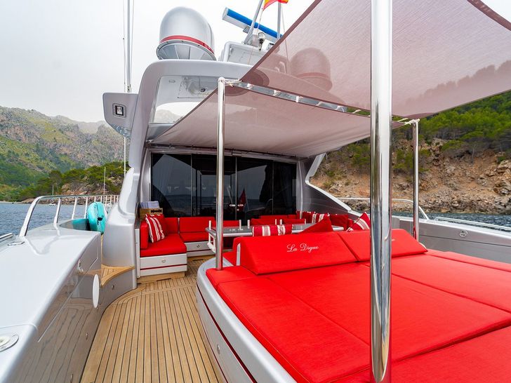 LA DIGUE Mangusta 92 - aft deck LA DIGUE Mangusta 92 - aft deck