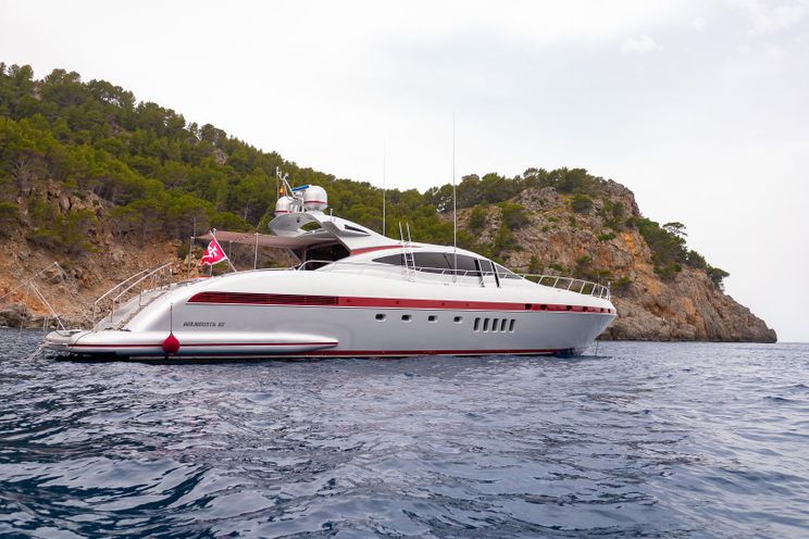 Charter Yacht LA DIGUE - Mangusta 92 - 4 Cabins - Cannes - Nice - St Tropez - Antibes - French Riviera