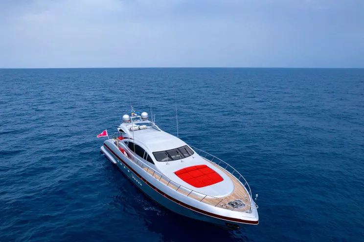Charter Yacht LA DIGUE - Mangusta 92 - 4 Cabins - Cannes - Nice - St Tropez - Antibes - French Riviera