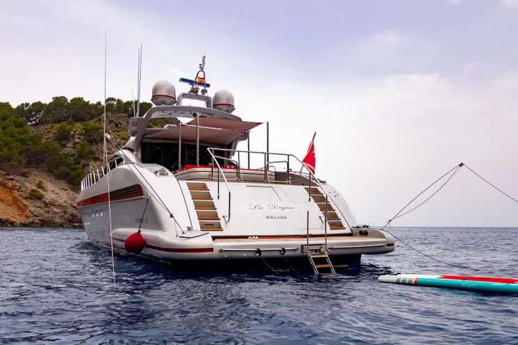Charter Yacht LA DIGUE - Mangusta 92 - 4 Cabins - Cannes - Nice - St Tropez - Antibes - French Riviera