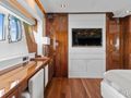 PALUMBA Sunseeker Predator 84 - master cabin study and TV PALUMBA Sunseeker Predator 84 - master cabin study and TV
