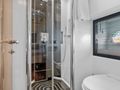 PALUMBA Sunseeker Predator 84 - twin cabin bathroom PALUMBA Sunseeker Predator 84 - twin cabin bathroom