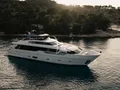 ZATARA II Sanlorenzo SL90A - anchored under the sunset ZATARA II Sanlorenzo SL90A - anchored under the sunset