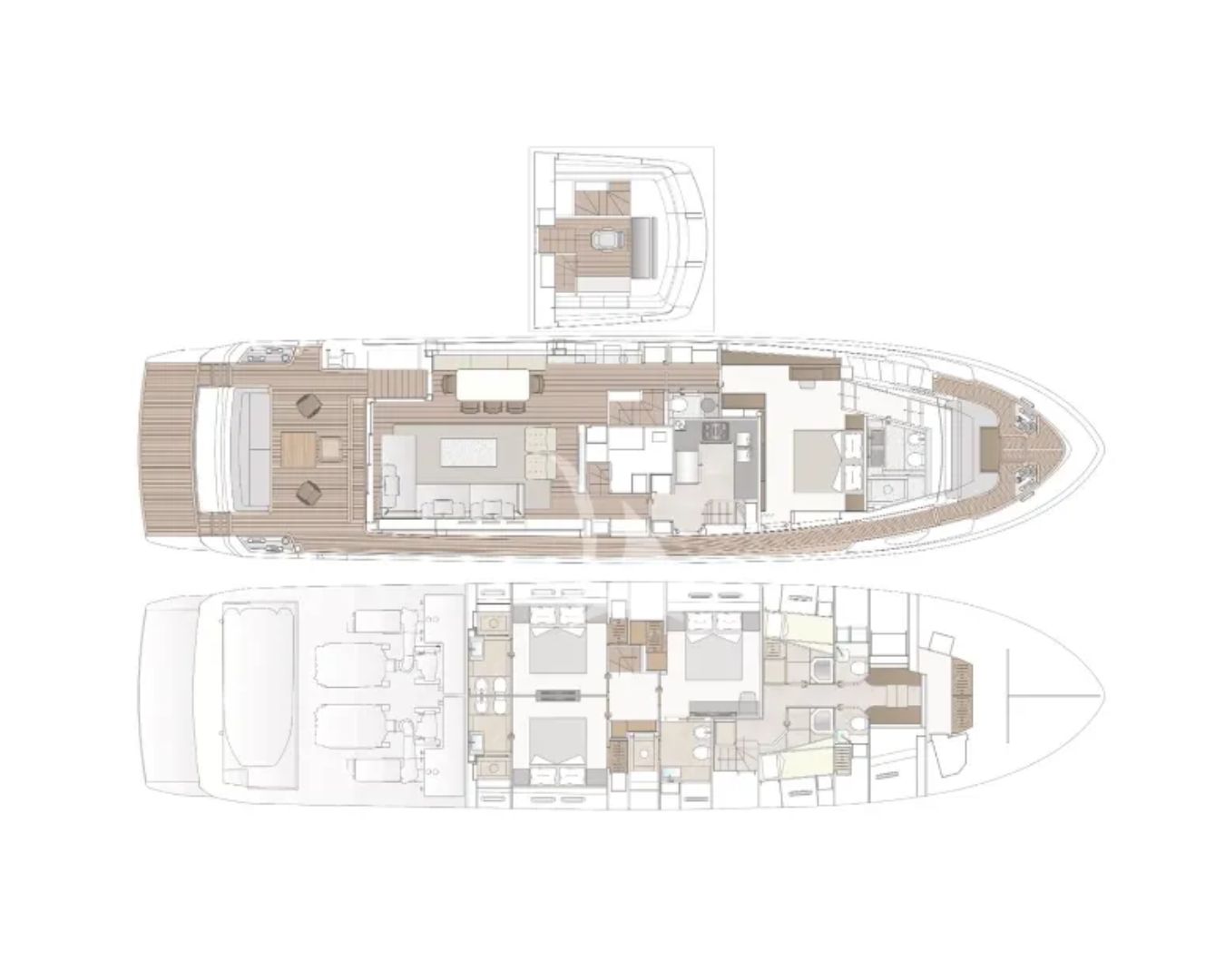 Layout for ZATARA II Sanlorenzo SL90A - layout