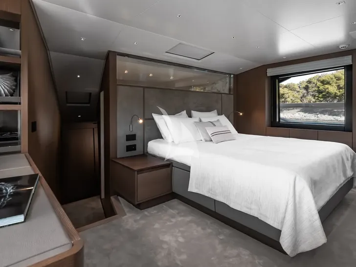 ZATARA II Sanlorenzo SL90A - master cabin ZATARA II Sanlorenzo SL90A - master cabin