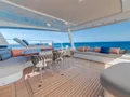 ZENIT Lagoon Seventy 8 - aft deck seating and dining area ZENIT Lagoon Seventy 8 - aft deck seating and dining area