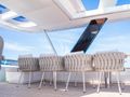 ZENIT Lagoon Seventy 8 - flybridge dining area ZENIT Lagoon Seventy 8 - flybridge dining area