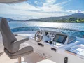 ZENIT Lagoon Seventy 8 - flybridge helm ZENIT Lagoon Seventy 8 - flybridge helm