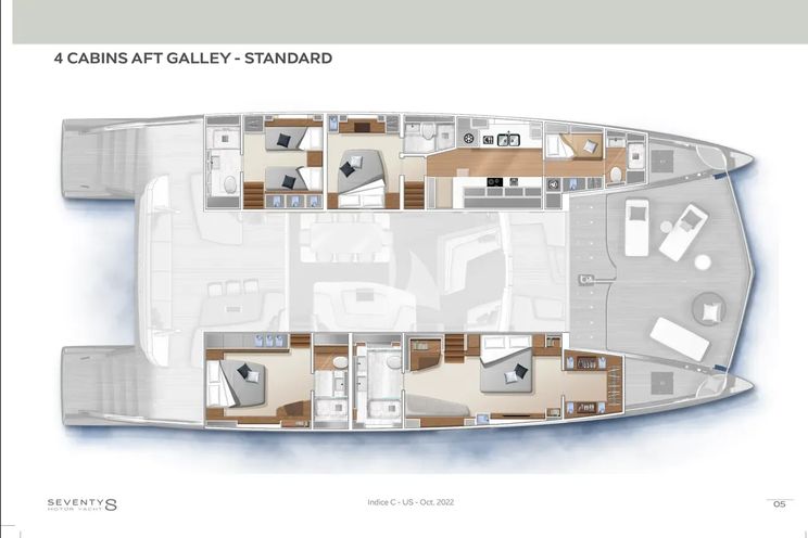 Layout for ZENIT Lagoon Seventy 8 - layout