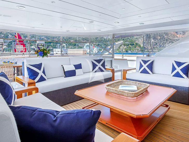 ZENJI Perini Navi 56m - aft deck lounge ZENJI Perini Navi 56m - aft deck lounge