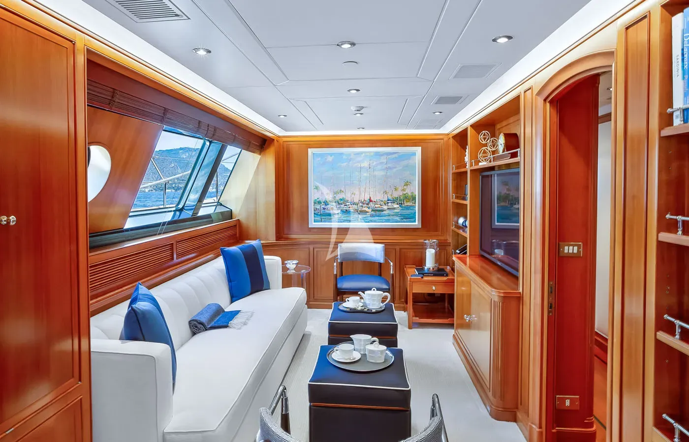 ZENJI Perini Navi 56m - main saloon study
