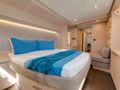ZERI Lagoon 55 - master cabin bed ZERI Lagoon 55 - master cabin bed