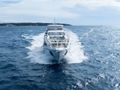 ZOZO Azimut Grande 27m - cruising bow view ZOZO Azimut Grande 27m - cruising bow view
