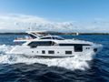 ZOZO Azimut Grande 27m - cruising side profile ZOZO Azimut Grande 27m - cruising side profile
