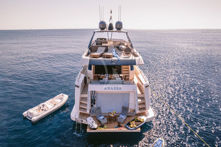 Charter Yacht ANASSA A - Ferretti 850 - 4 Cabins - Athens - Mykonos - Paros - Cyclades - Greece