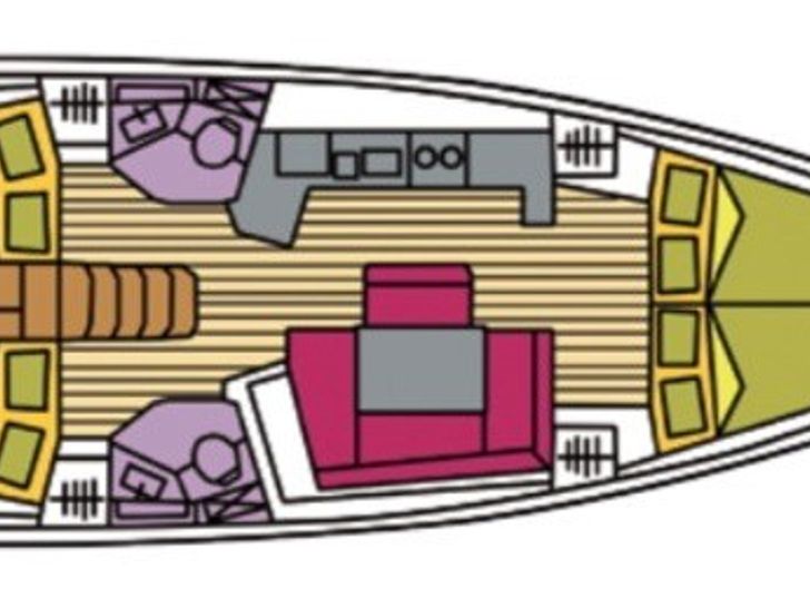 ALGEIBA Oceanis 45 - Layout ALGEIBA Oceanis 45 - Layout
