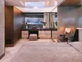 ANASSA A Ferretti 850 - master cabin bed and TV ANASSA A Ferretti 850 - master cabin bed and TV