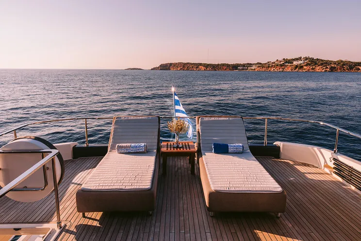 Charter Yacht ANASSA A - Ferretti 850 - 4 Cabins - Athens - Mykonos - Paros - Cyclades - Greece