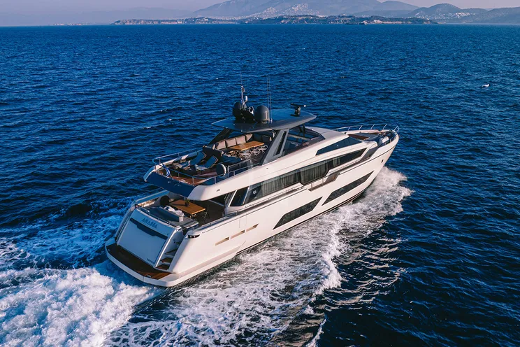 Charter Yacht ANASSA A - Ferretti 850 - 4 Cabins - Athens - Mykonos - Paros - Cyclades - Greece