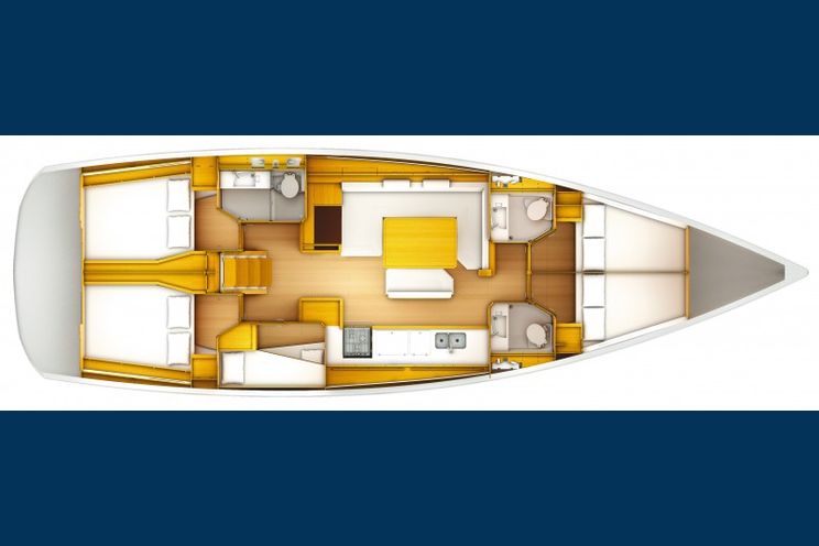 Charter Yacht Sun Odyssey 509 - 2014 - 5 cabins(5 doubles)- Split - Trogir - Kastela