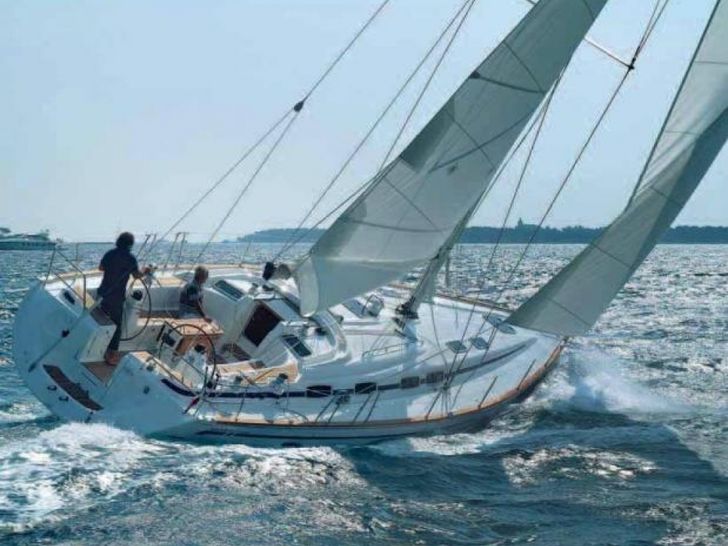 Bavaria 46 under sail
