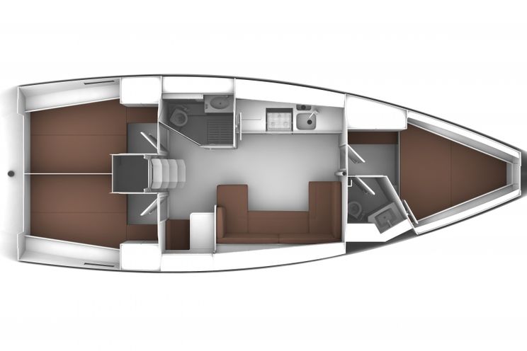 Charter Yacht Bavaria 41 Cruiser - 2015 - 3 Cabins