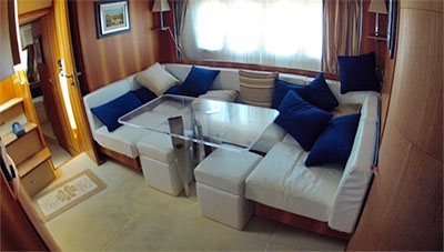 Charter Yacht Absolute 56 - 3 Cabins - Ibiza Day Yacht Charter - San Antonio - Ibiza Port