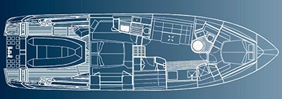 Charter Yacht Absolute 56 - 3 Cabins - Ibiza Day Yacht Charter - San Antonio - Ibiza Port