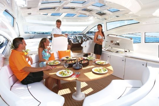 Charter Yacht Absolute 56 - 3 Cabins - Ibiza Day Yacht Charter - San Antonio - Ibiza Port