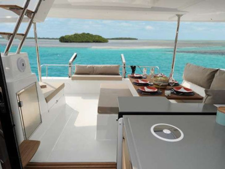 aft deck as viewed from saloon aft deck as viewed from saloon