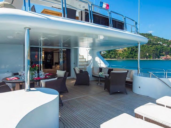 FRIENDSHIP Benetti Classic 115 - aft deck FRIENDSHIP Benetti Classic 115 - aft deck