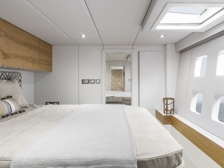 ADEA Sunreef 60 Luxury Catamaran Master Cabin