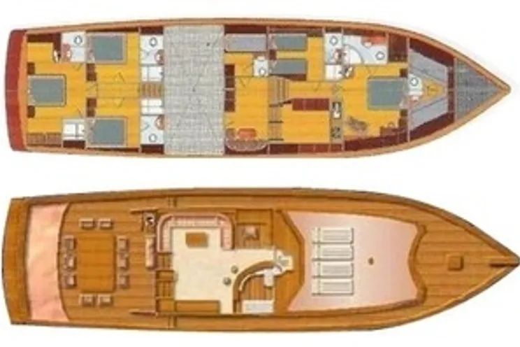 Charter Yacht AEGEAN SCHATZ - Custom Build - 5 Cabins - Athens - Mykonos - Lefkas