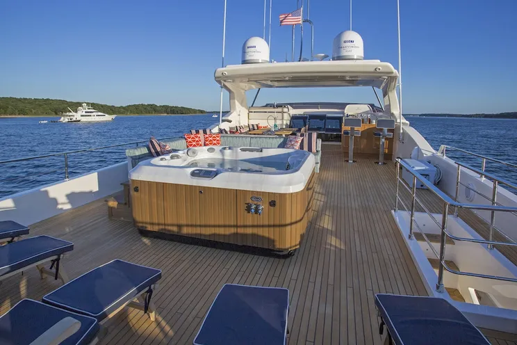 Charter Yacht ALANDREA - Ferretti 108 - 5 Cabins - Caribbean - Virgin Islands - Bahamas