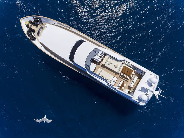 ALEXIA AV - Crewed Motor Yacht - Above View ALEXIA AV - Crewed Motor Yacht - Above View