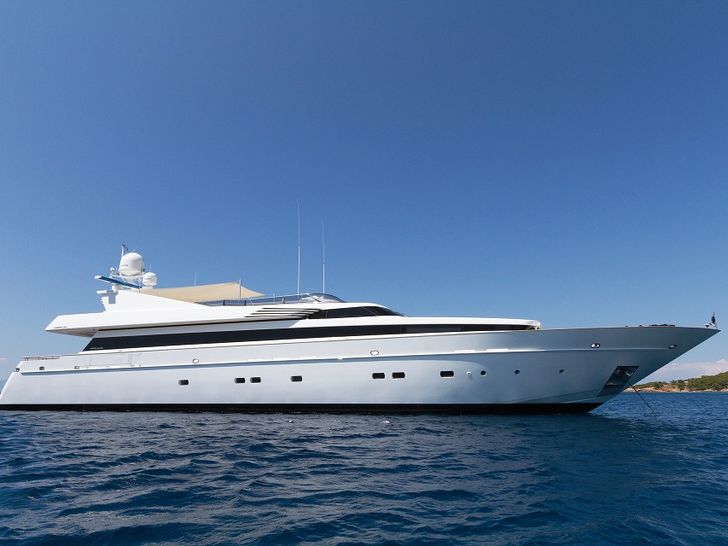 ALEXIA AV - Crewed Motor Yacht - At Anchor