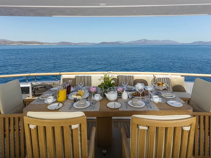 ALEXIA AV - Crewed Motor Yacht - Aft Deck