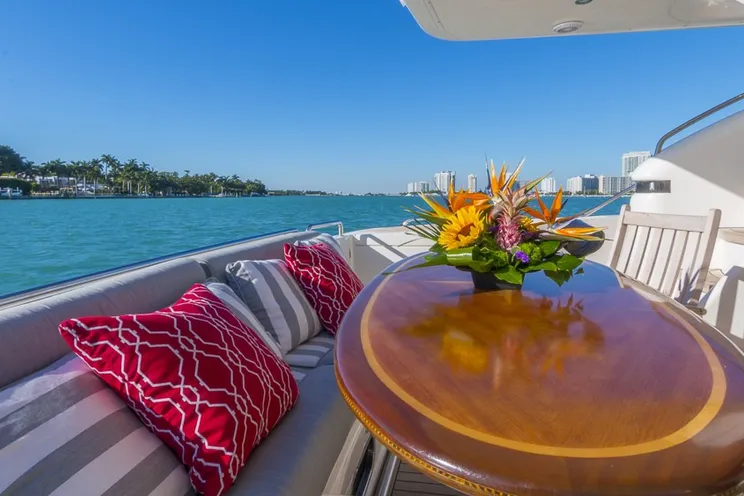 Charter Yacht ALL GOOD - Princess 65 - Miami Day Charter Yacht - South Beach - Miami - Florida