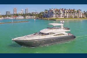 ALL GOOD - Princess 65 - Miami Day Charter Yacht - South Beach - Miami - Florida