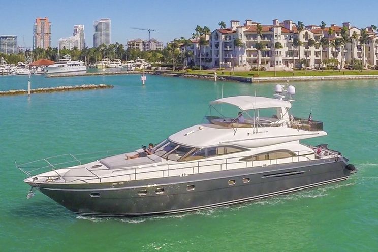 Charter Yacht ALL GOOD - Princess 65 - Miami Day Charter Yacht - South Beach - Miami - Florida